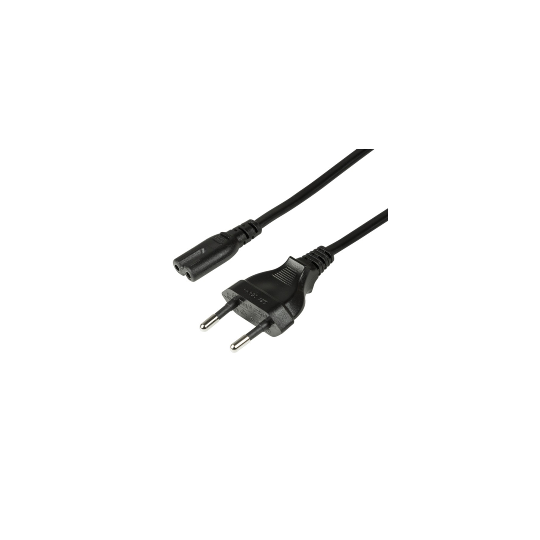 Kabel LogiLink Netzkabel CEE7/16 - IEC C7 schwarz 3m CP145