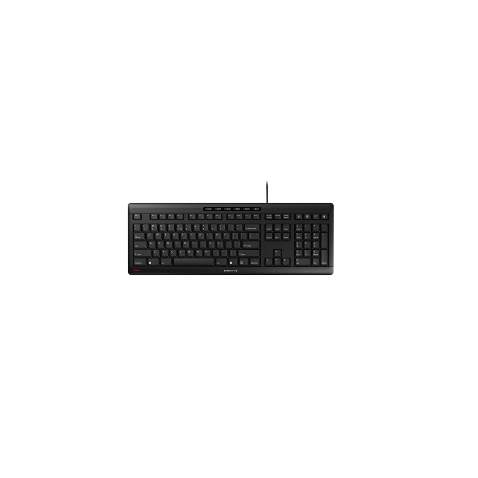 Keyboard Cherry STREAM schwarz US (JK-8500EU-2) Keyboard Cherry STREAM schwarz US (JK-8500EU-2)