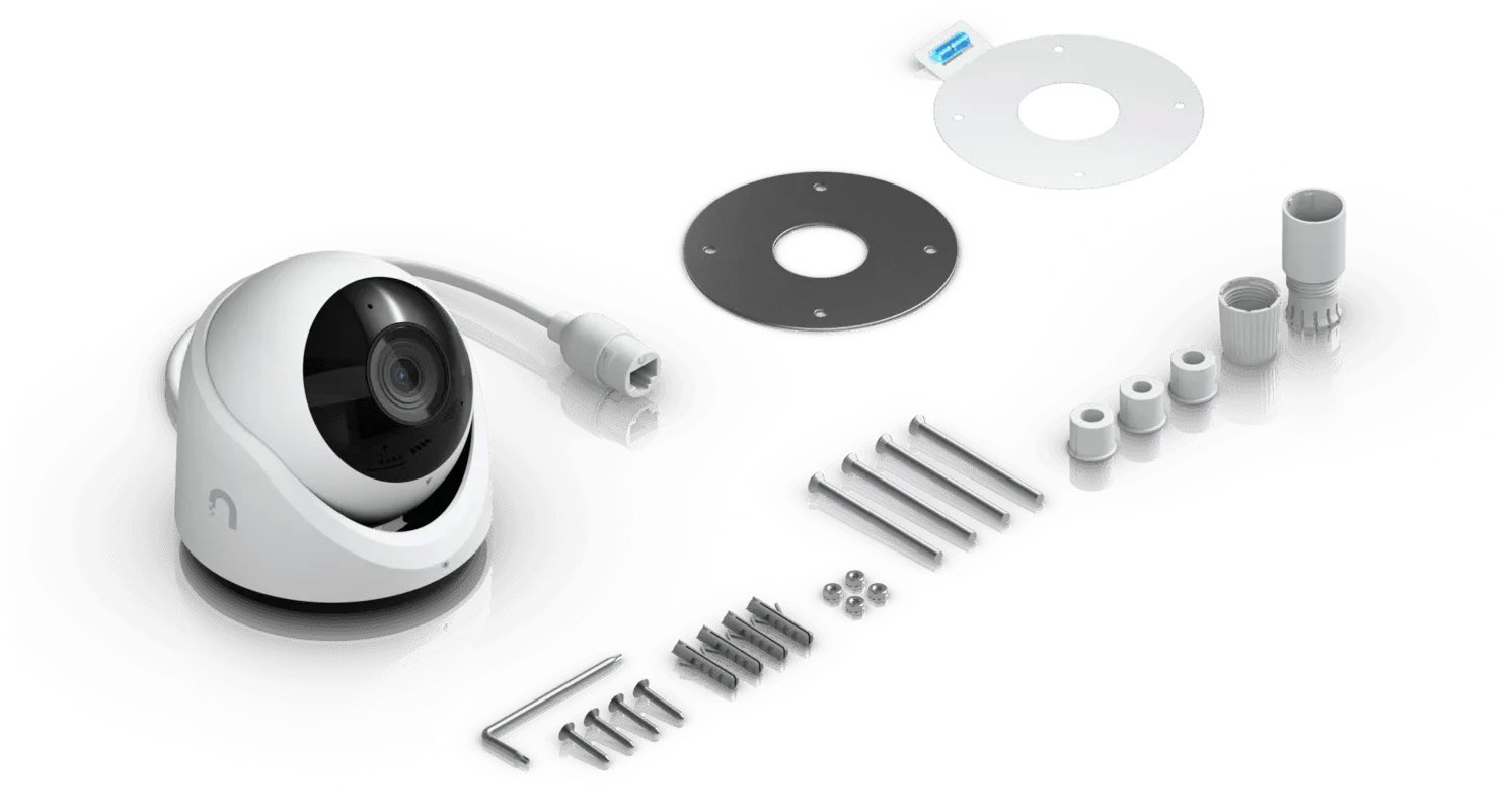 UbiQuiti UniFi Protect G6 UVC-G6-TURRET-W Netzwerk-Überwachungskamera (1 Jahr Garantie)