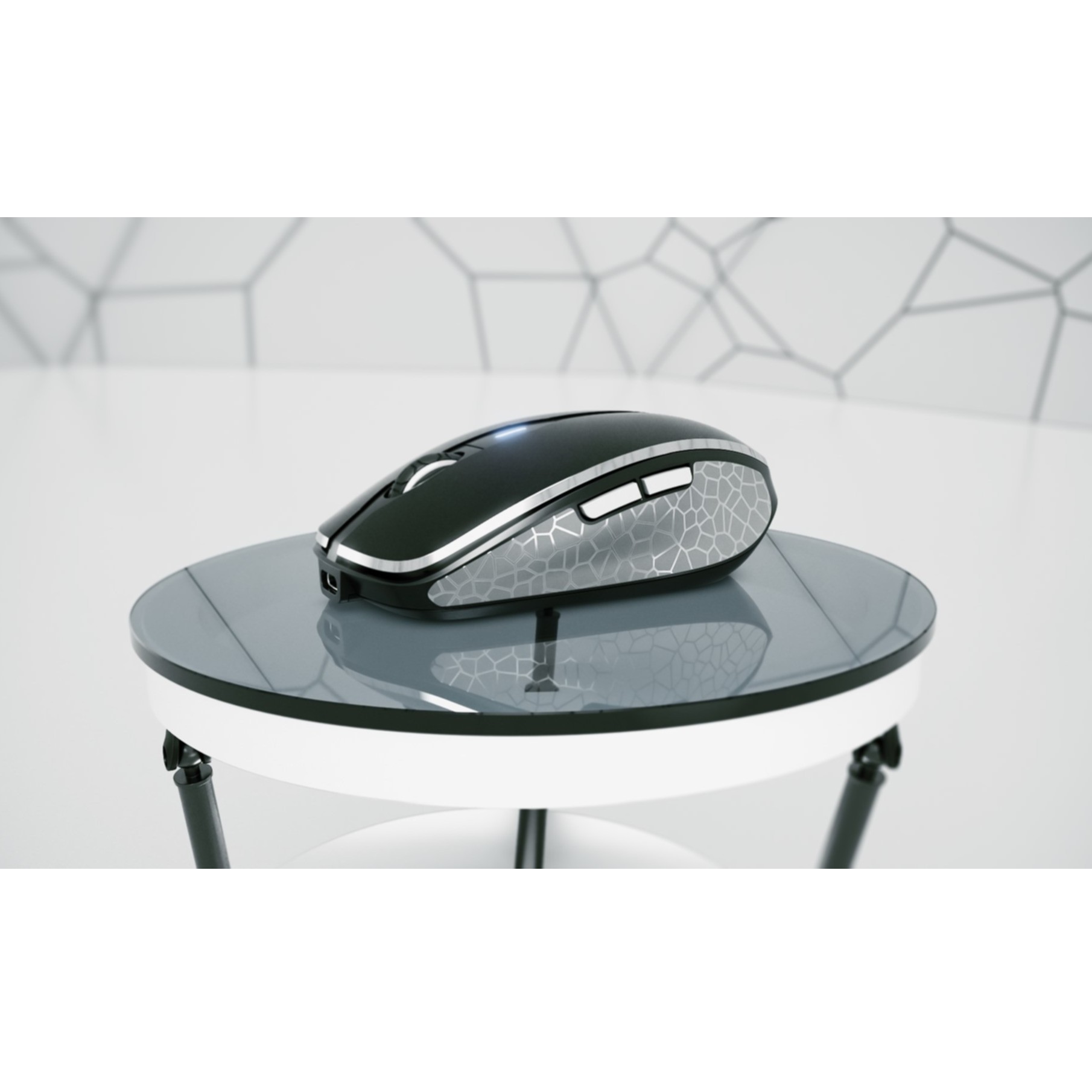 Mouse Cherry MW 8C Advanced - (JW-8100) - ergonomisch - optisch - 6 Tasten - kabellos - 2.4 GHz, Bluetooth 4.0 - kabelloser Empfänger (USB)