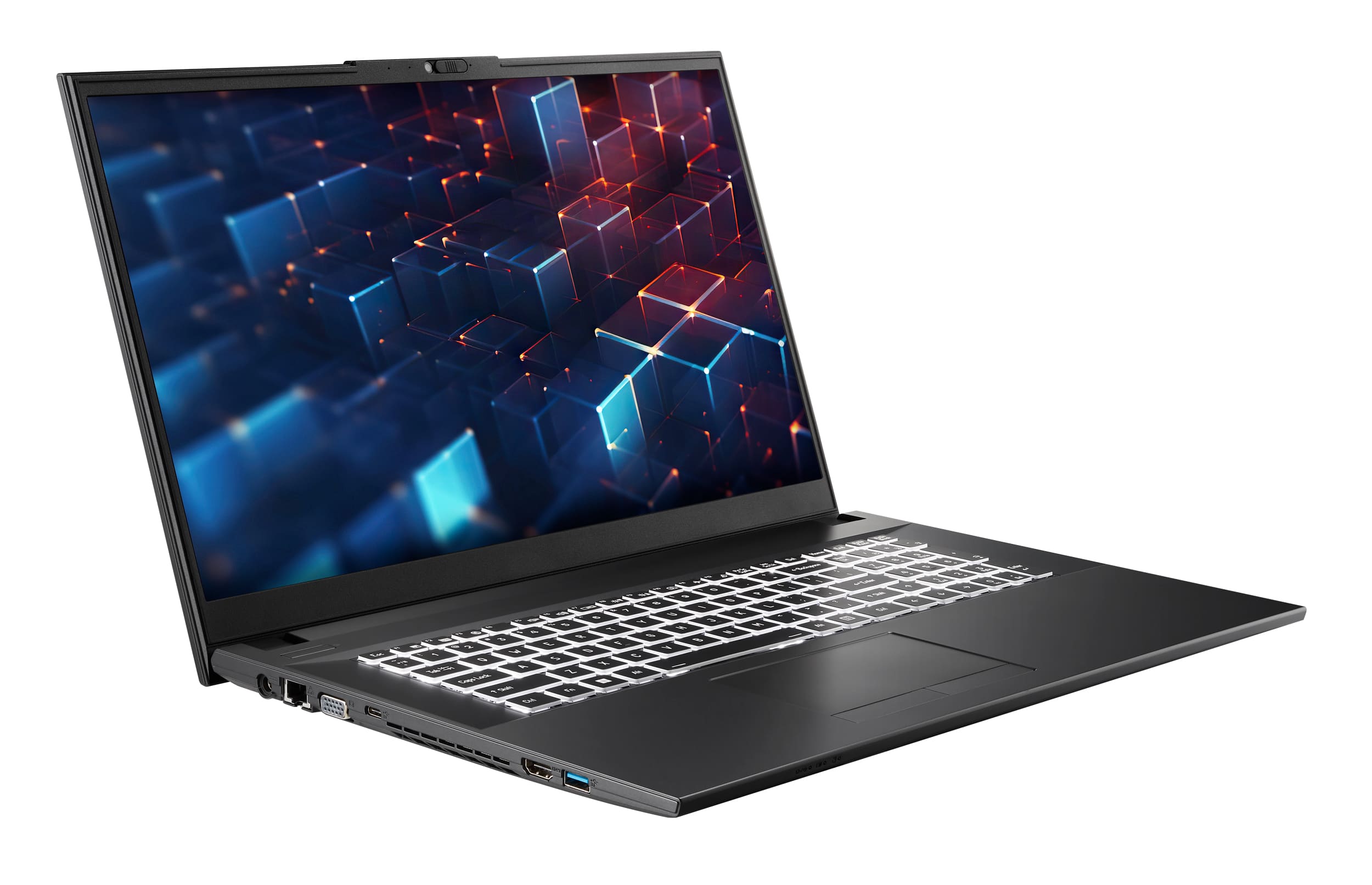 NOB 43,9 cm (17.3") BJ7 50IO 23V1 UK (NJ70PU) FHD NB WVA / i5-1235U / Multi Color Backlit / WLAN / BT