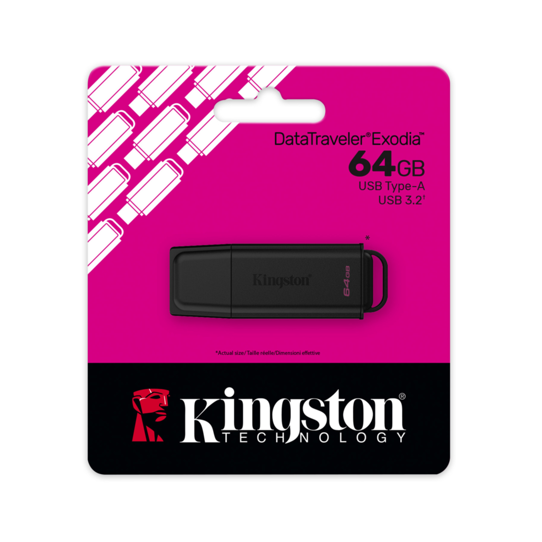 USB Stick 64GB Kingston DataTraveler Exodia USB 3.2 DTXG2/64GB USB Stick 64GB Kingston DataTraveler Exodia USB 3.2 DTXG2/64GB
