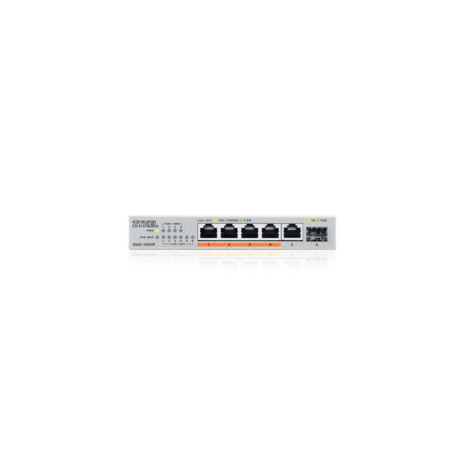Zyxel Switch 5-port 10/100/1000 XMG-105HP-EU0101F Zyxel Switch 5-port 10/100/1000 XMG-105HP-EU0101F