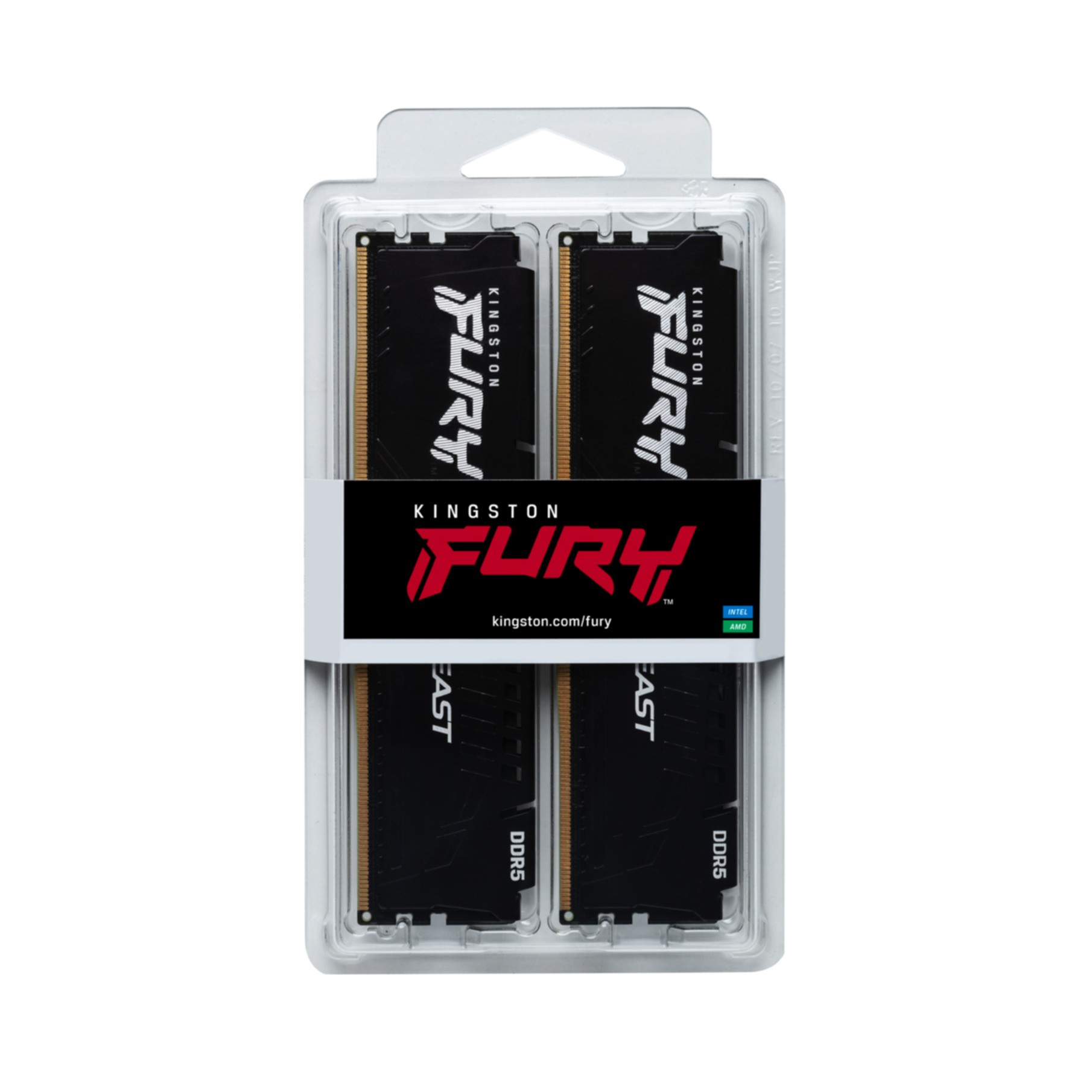 DDR5 32GB KIT 2x16GB PC 6000 Kingston FURY Beast KF560C40BBK2-32