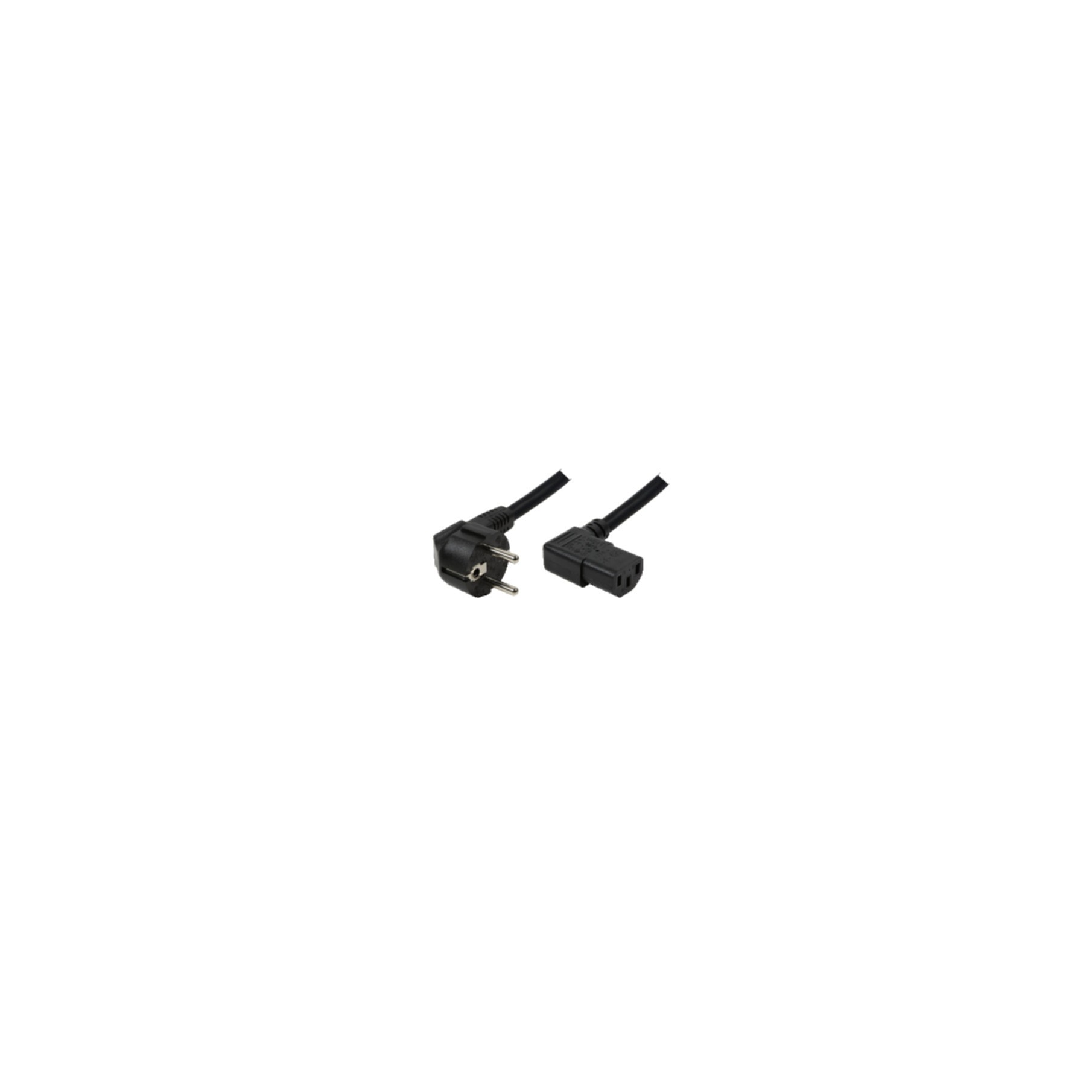 Kabel LogiLink Netzkabel CEE7/7 - IEC C13 schwarz 2m CP103