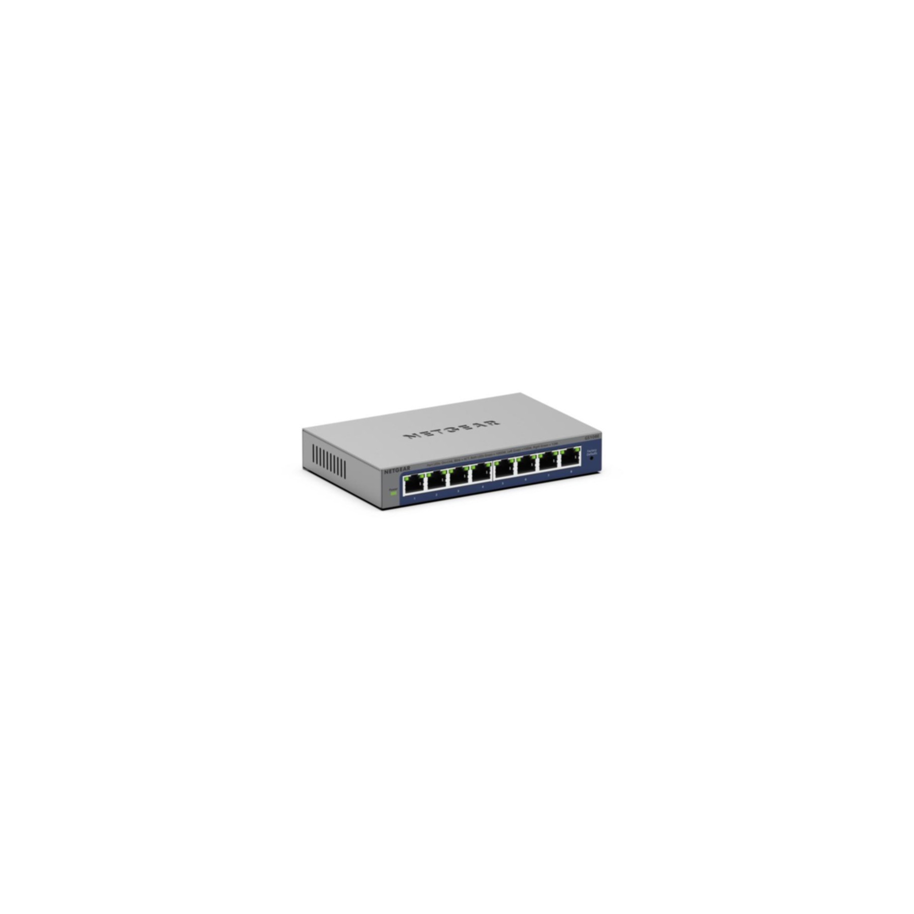 NETGEAR Switch PLUS 8-port 10/100/1000 GS108E-400EUS NETGEAR Switch PLUS 8-port 10/100/1000 GS108E-400EUS