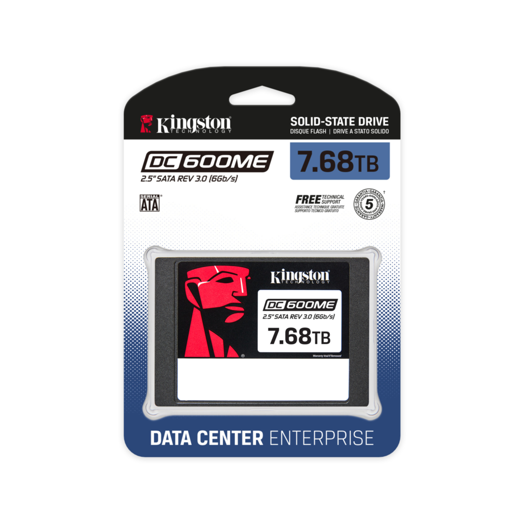 SSD Kingston DC600ME 7,68 TB Sata 3.0 2,5" Enterprise SEDC600ME/7680G verschlüsselt SSD Kingston DC600ME 7,68 TB Sata 3.0 2,5" Enterprise SEDC600ME/7680G verschlüsselt
