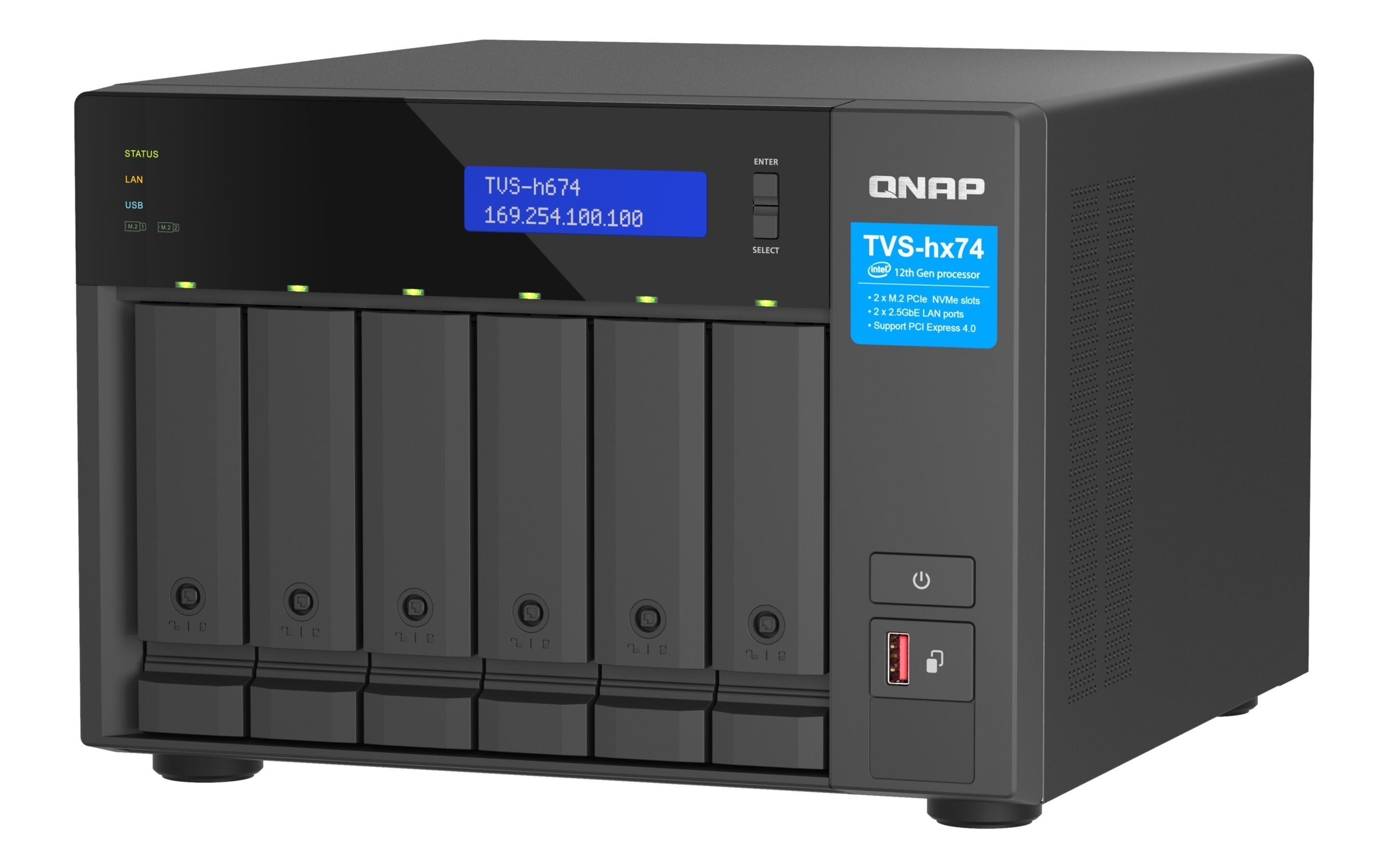 NAS Server QNAP TVS-H674T-I5-32G 6-Bay NAS Server QNAP TVS-H674T-I5-32G 6-Bay