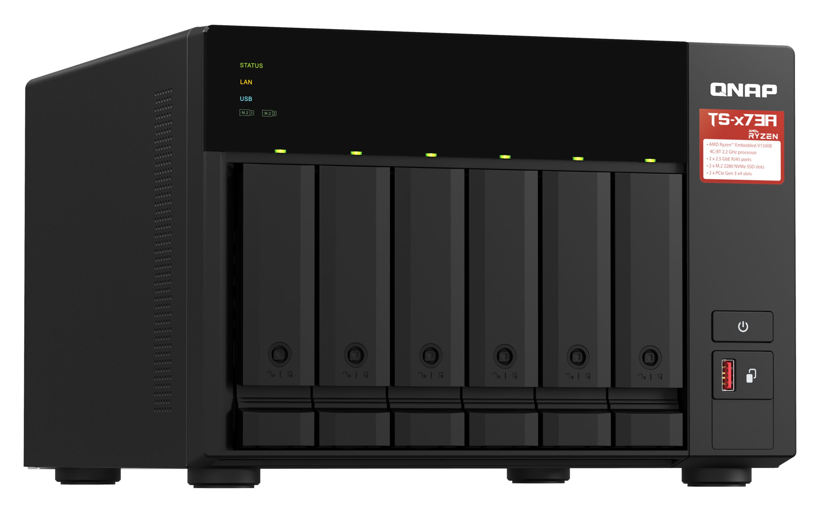 NAS Server QNAP TS-673A-SW5T NAS Server QNAP TS-673A-SW5T