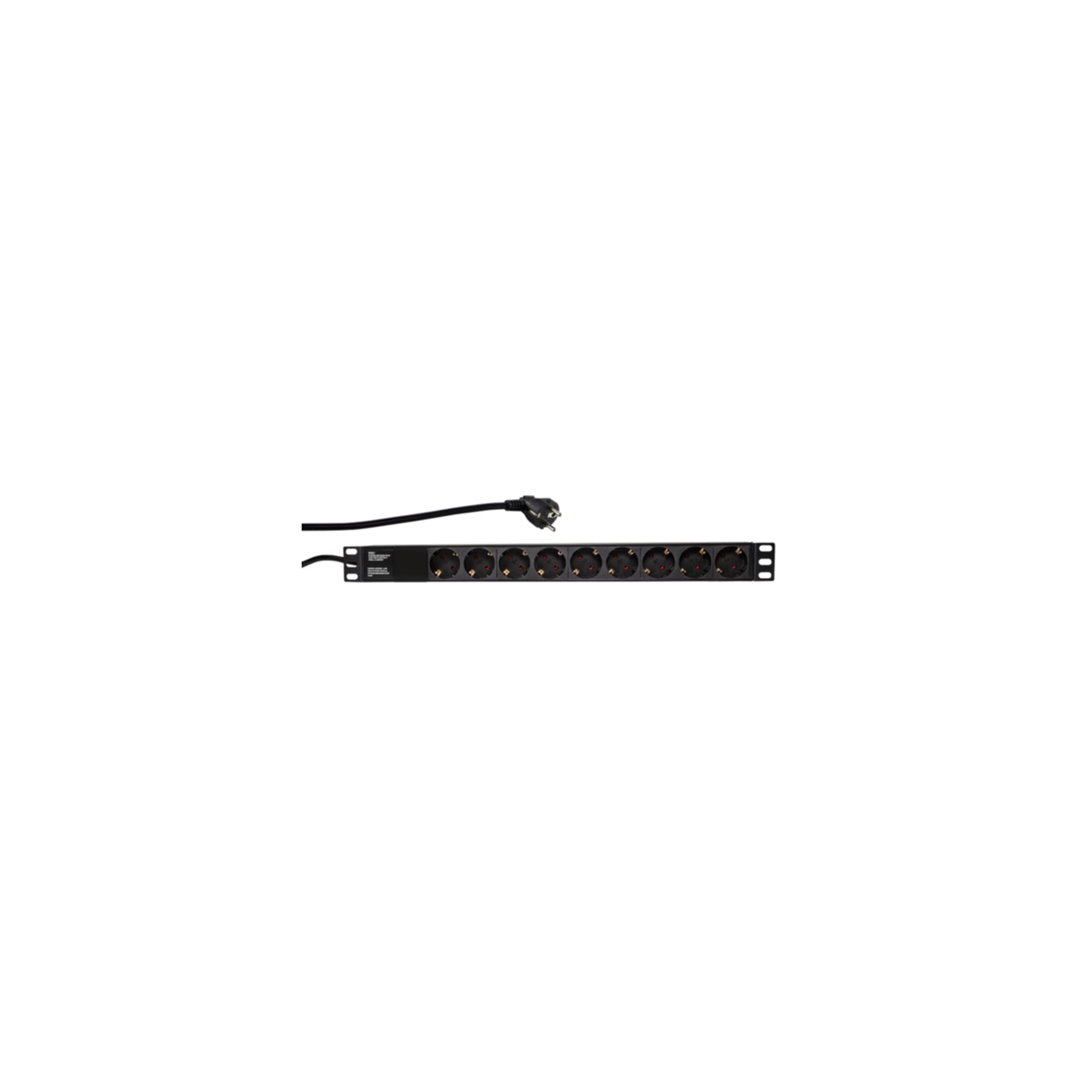 LogiLink Steckdosenleiste 9-fach (CEE7/7) PDU Steckdosenleiste Rack PDU9C03