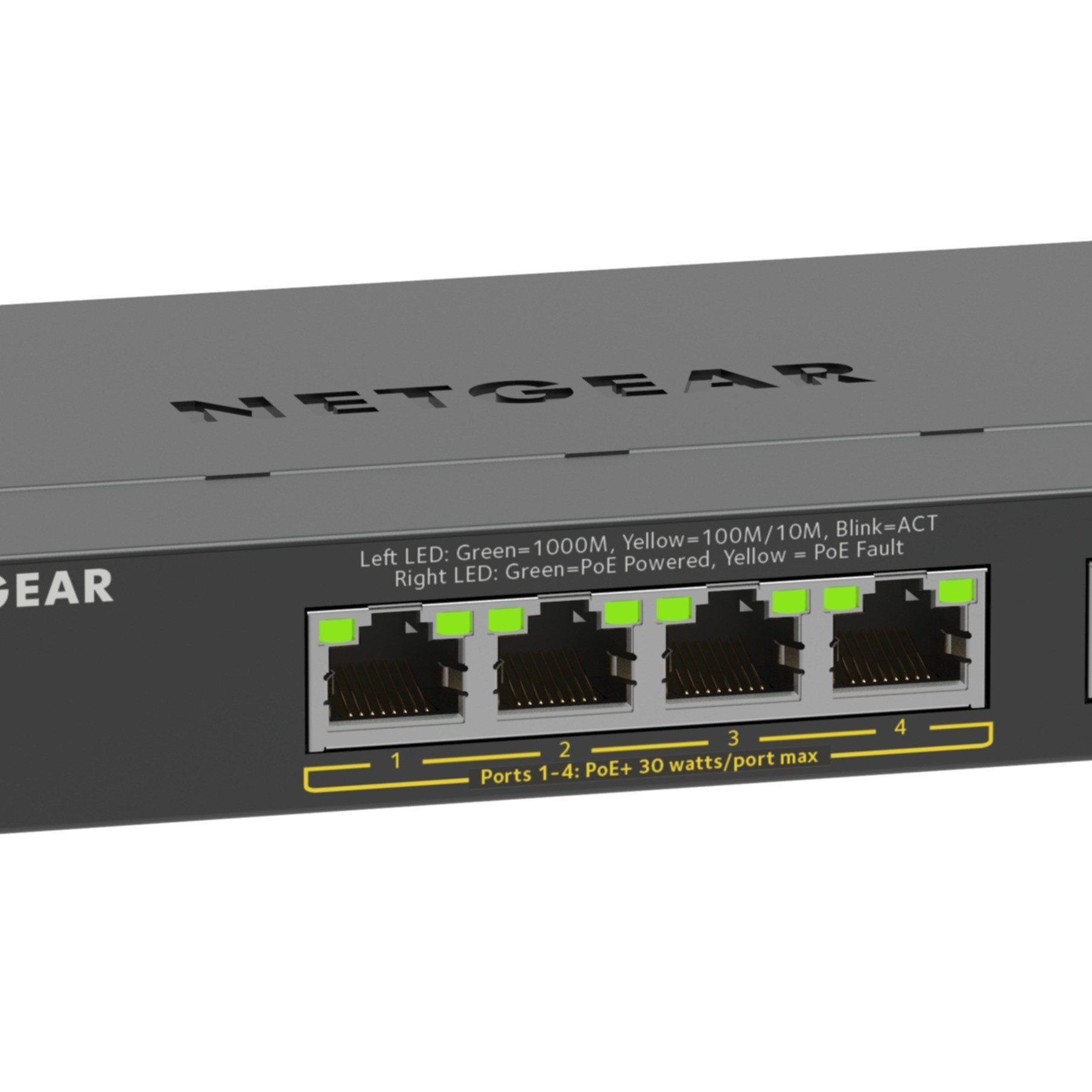 NETGEAR Plus Switch 5-port 10/100/1000 GS305EPP-100PES NETGEAR Plus Switch 5-port 10/100/1000 GS305EPP-100PES