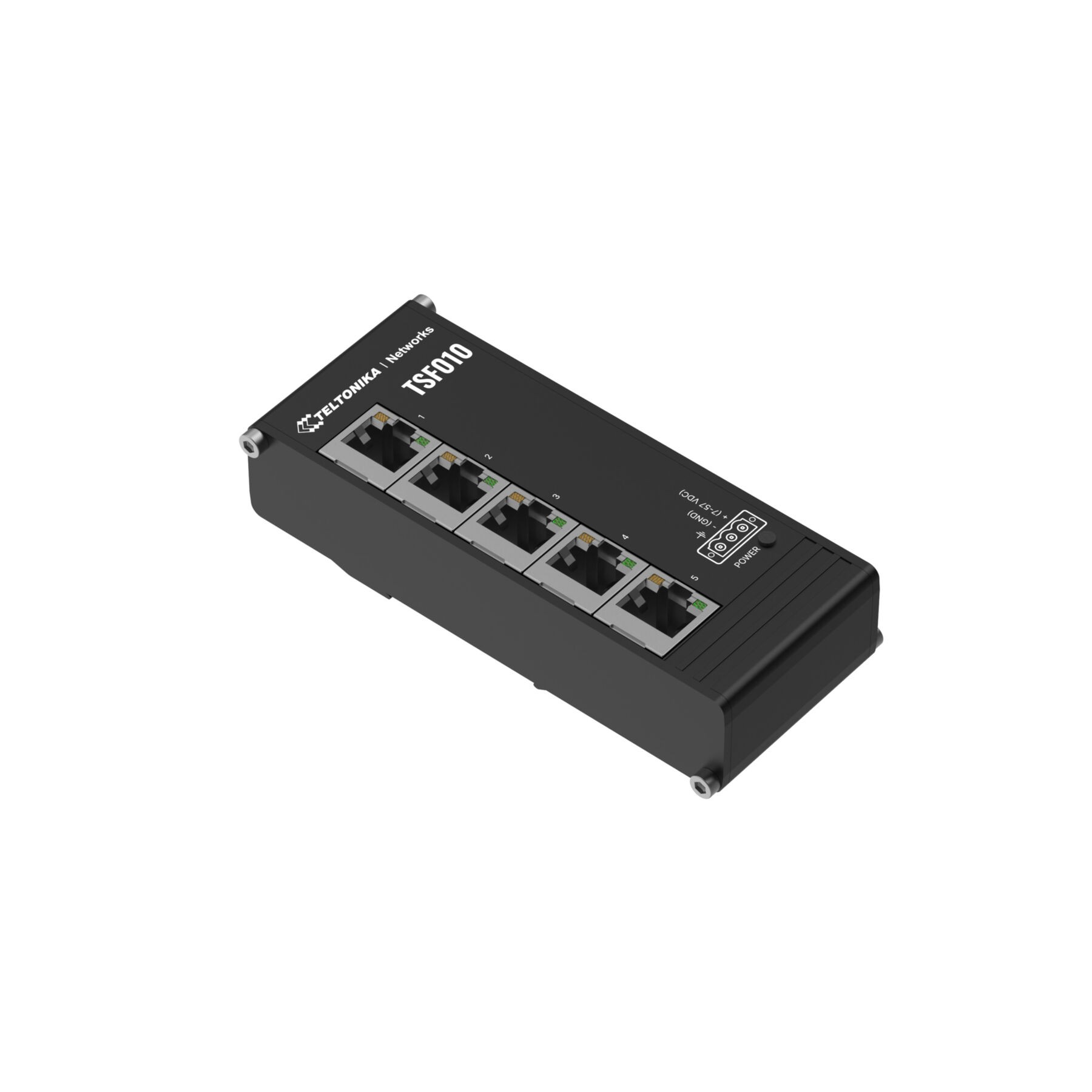 Teltonika TSF010 Unmanaged Ethernet-Switch 5x100 Mbps, flat