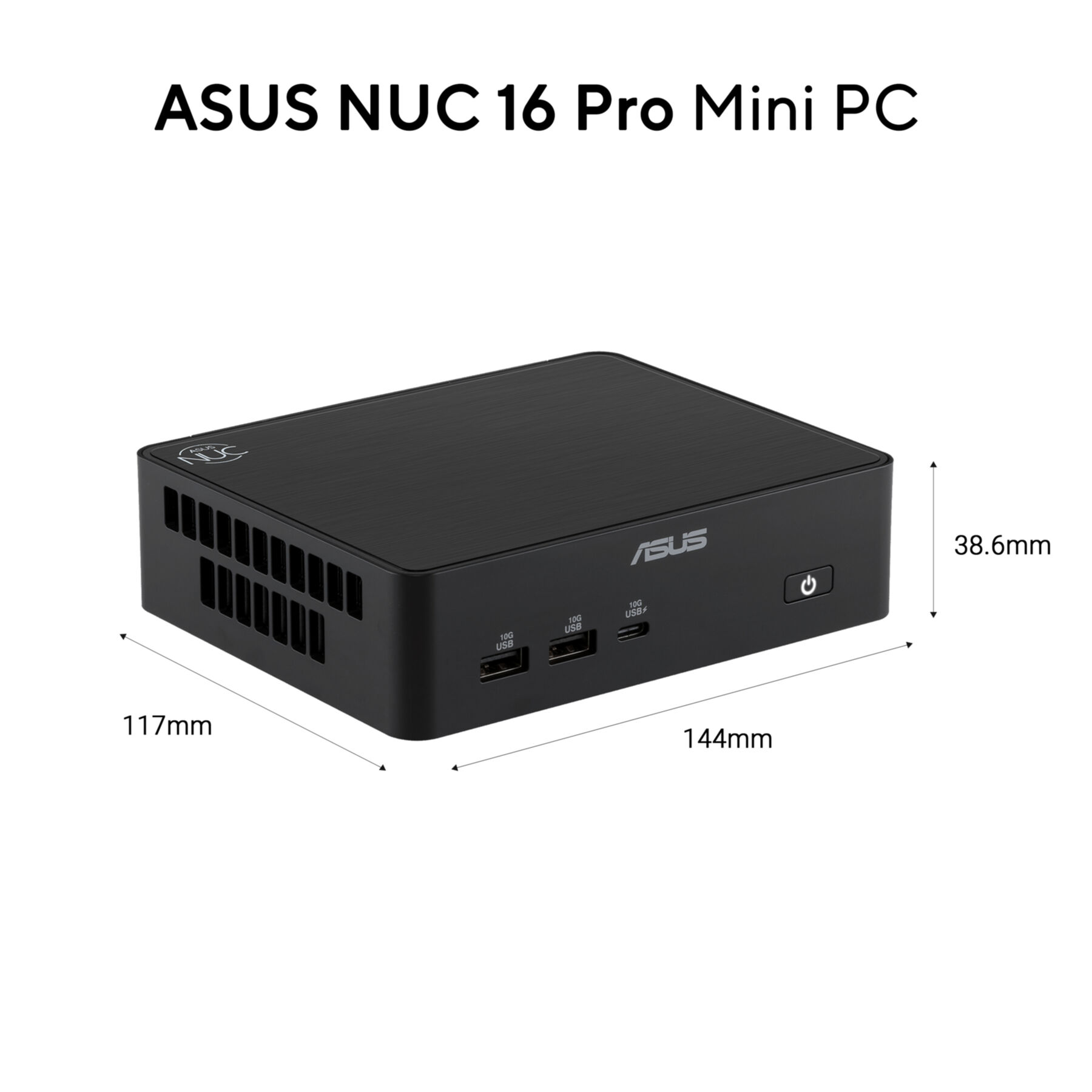 Asus NUC 16 PRO RNUC16GDKS76C4N2 Ultra X7 358H Grand Canyon (inklusive Gema) L10