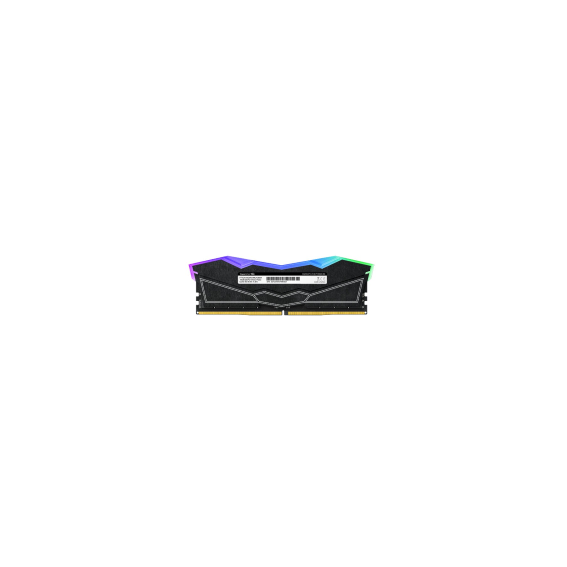 DDR5 32GB KIT 2x16GB PC 6000 Team T-Force Delta RGB FF3D532G6000HC38ADC01 schwarz DDR5 32GB KIT 2x16GB PC 6000 Team T-Force Delta RGB FF3D532G6000HC38ADC01 schwarz