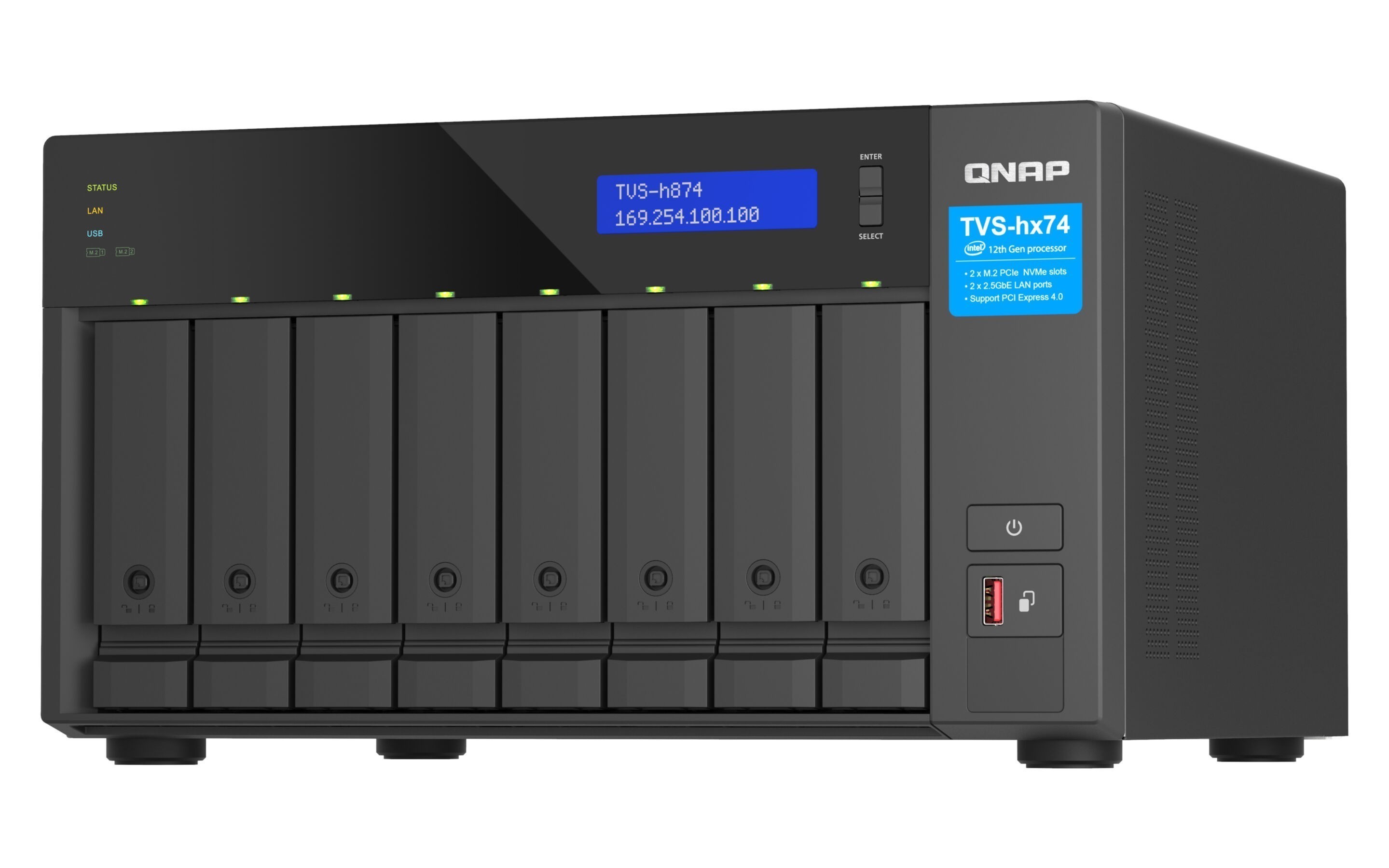 NAS Server QNAP TVS-h874-i5-32G 8-Bay NAS Server QNAP TVS-h874-i5-32G 8-Bay