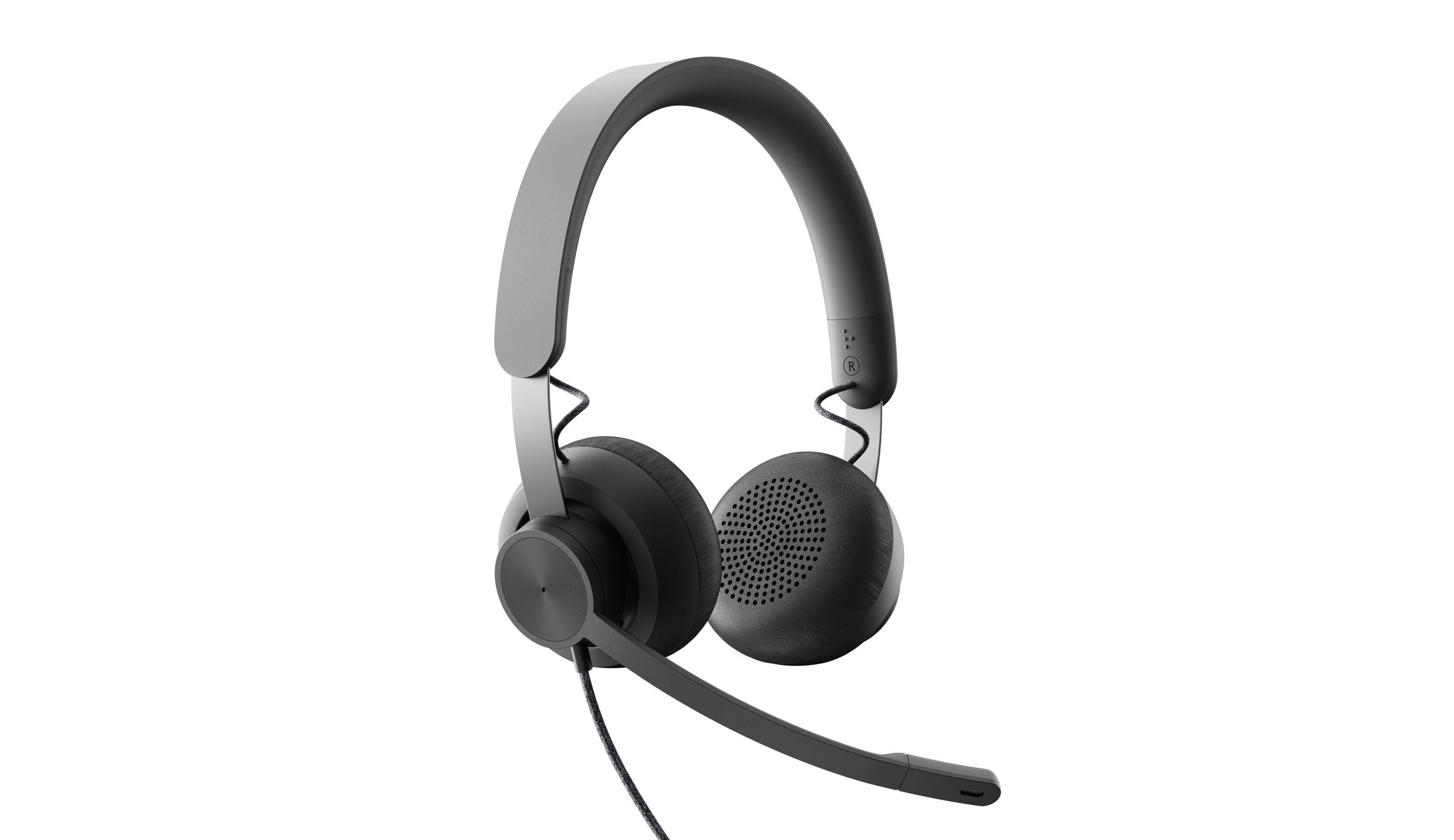 Headset Logitech Zone MSFT Teams Wired black (981-000870)