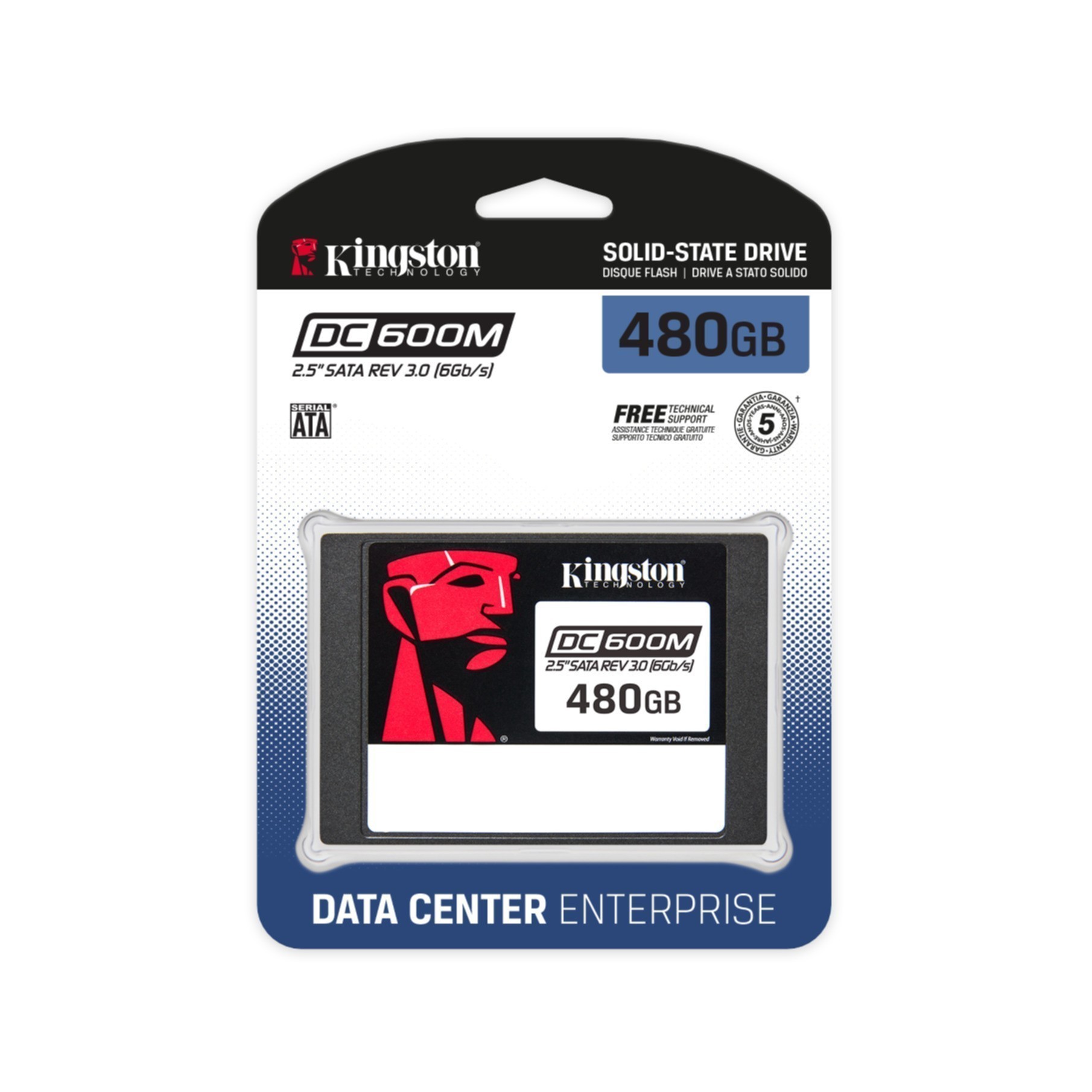 SSD Kingston DC600M 480GB Sata 3.0 2,5" Enterprise SEDC600M/480G SSD Kingston DC600M 480GB Sata 3.0 2,5" Enterprise SEDC600M/480G