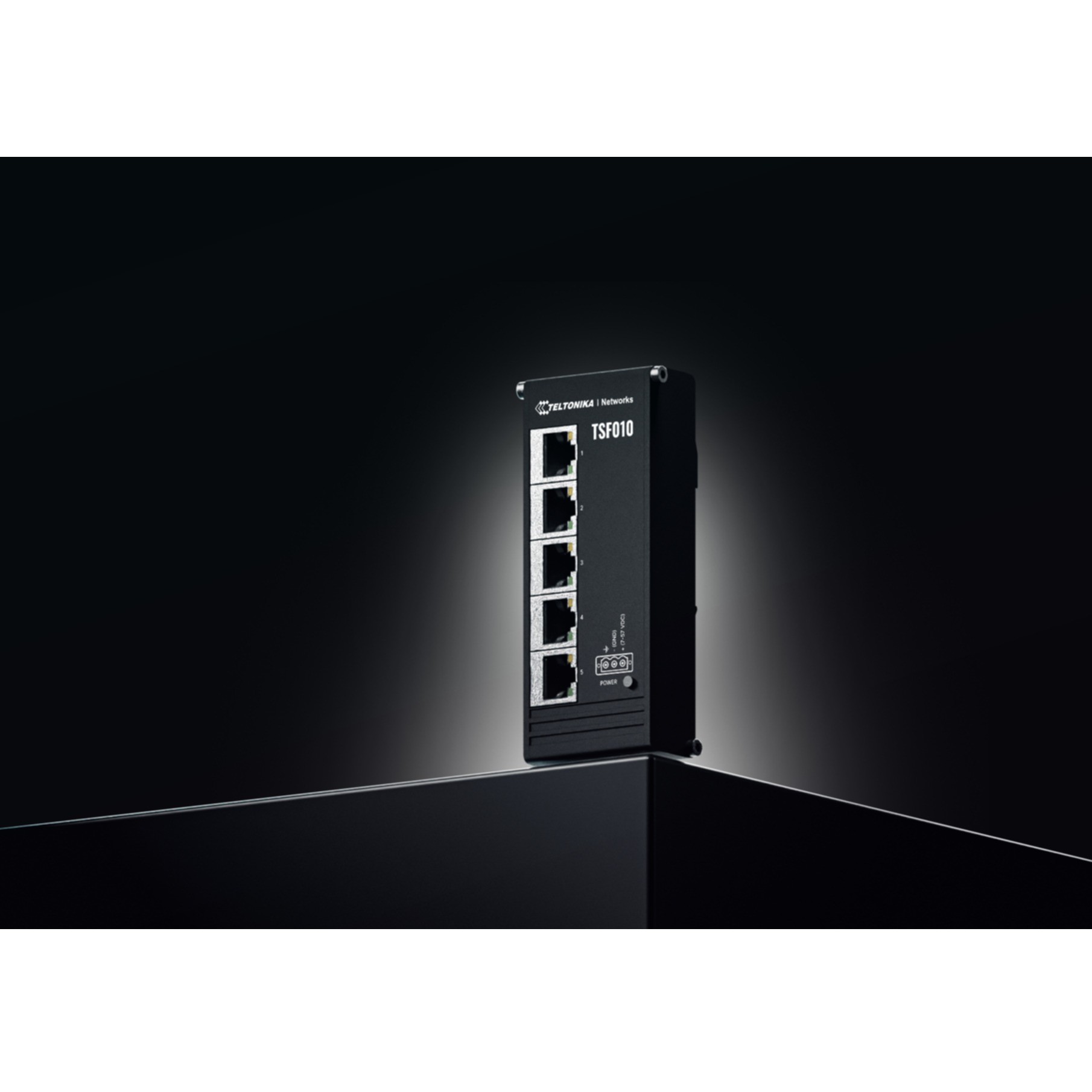 Teltonika TSF010 Unmanaged Ethernet-Switch 5x100 Mbps, flat