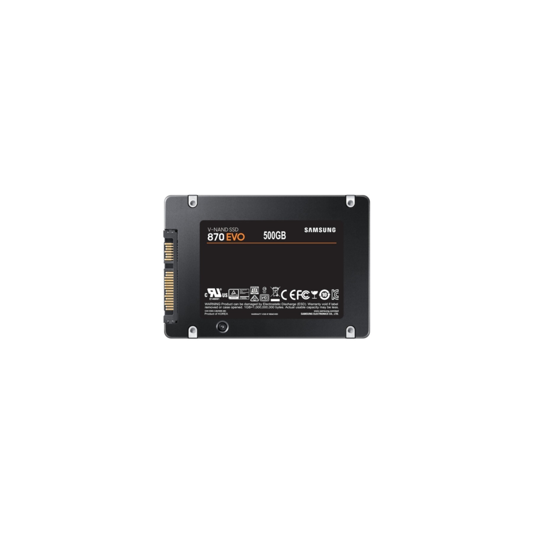 SSD Samsung 870 EVO 500GB Sata3 MZ-77E500B/EU SSD Samsung 870 EVO 500GB Sata3 MZ-77E500B/EU