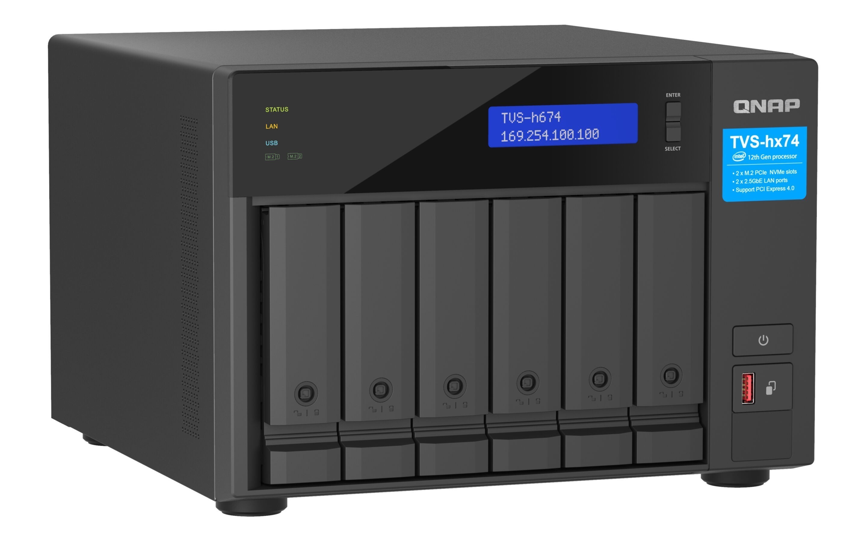 NAS Server QNAP TVS-H674T-I5-32G 6-Bay NAS Server QNAP TVS-H674T-I5-32G 6-Bay