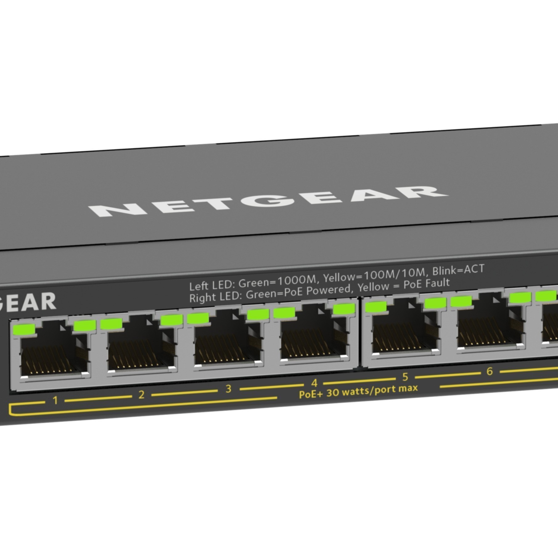 NETGEAR Plus Switch 8-port 10/100/1000 GS308EPP-100PES