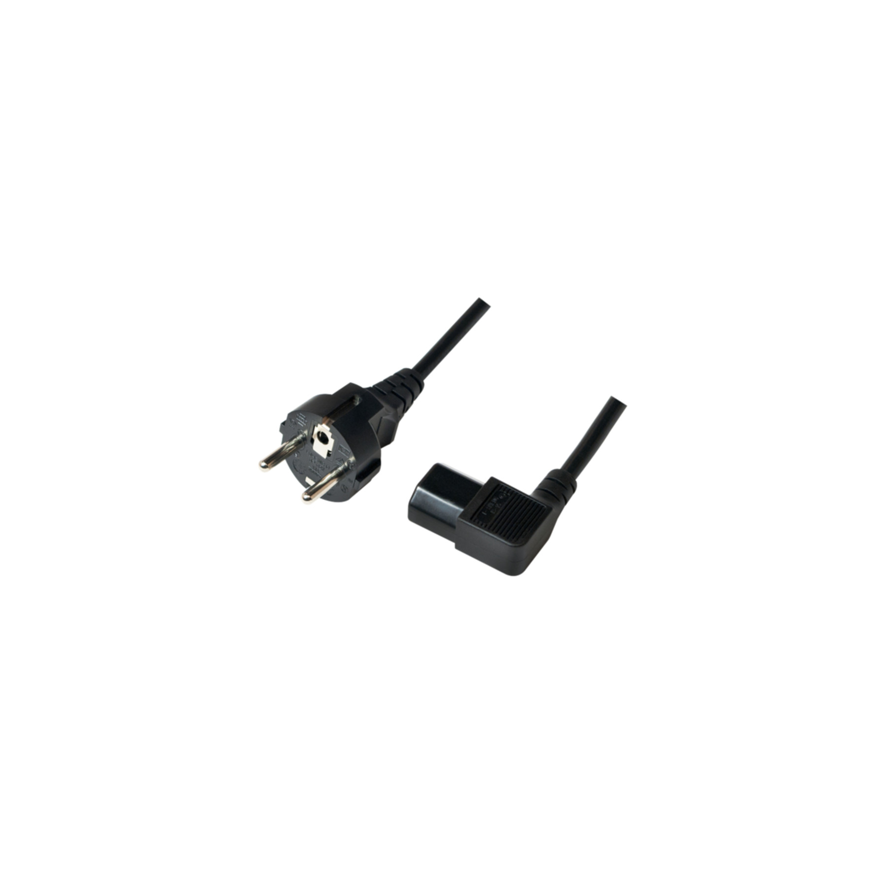 Kabel LogiLink Stromkabel power CEE 7/7 zu IEC 60320 schwarz 5m CP119