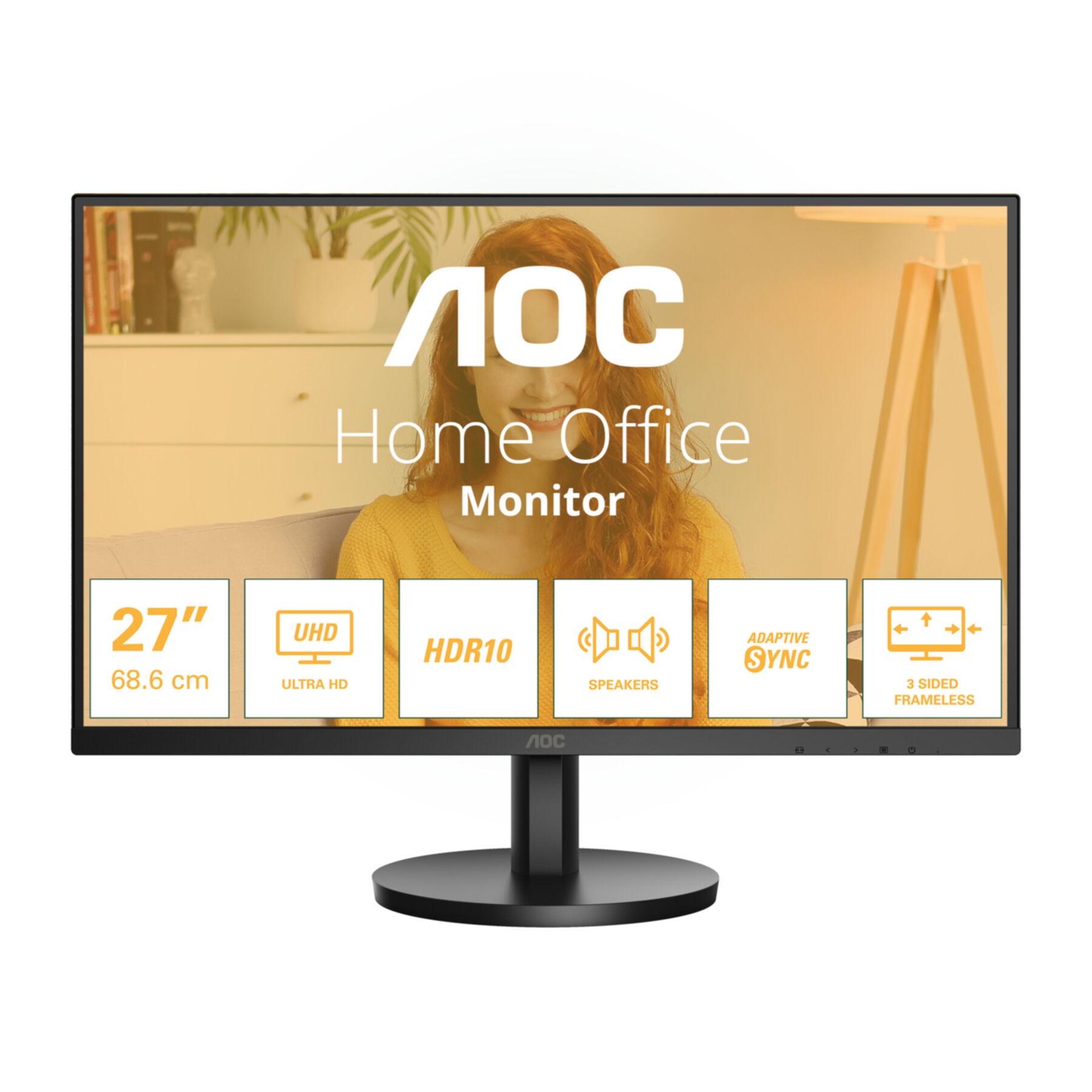 TFT AOC U27B3A 69 cm (27")2xHDMI,DisplayPort,SP TFT AOC U27B3A 69 cm (27")2xHDMI,DisplayPort,SP