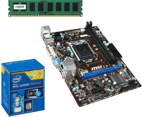 Aufrüstkit Intel Haswell - G1840 + MSI H81 + 4GB RAM